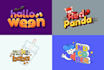 design a cute twitch, kawaii vtuber and streamer logo