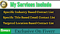 make targeted contact list for your business for any location