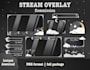 design custom twitch, youtube stream overlay package