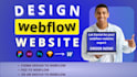 build webflow website, redsign webflow, webflow landing page, figma to webflow