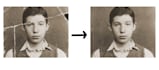 restore photos, remove water marks or edit colors
