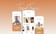 design mobile app UI UX for ios and android in figma