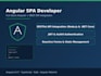 develop angular spa with rest API integration
