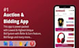 develop, grow auction app, auction website and online auction platform