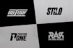design text based, wordmark, negative space and lettermark logo
