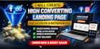 create high converting landing page for meta ads using elementor