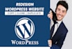 copy, clone, duplicate, redesign wordpress website, responsive website design