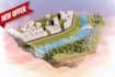 architecture urban 3d model in rhino