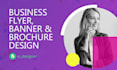 design an amazing flyer and banner