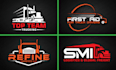 do transport logistic and trucking logo