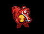 give creative squirrel mascot  logo design with new concepts