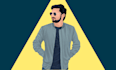 draw digital realistic faceless portrait illustration
