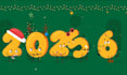 create 2026 happy new year and 10 christmas animation videos