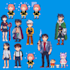 create a character in pixel art style