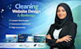 cleaning service website, house cleaning, office cleaning website, booking koala