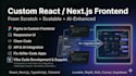 do custom frontend, figma to nextjs reactjs with deploy on vercel netlify