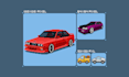 draw any car you want in pixel art