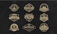 design retro, vintage logo, or badge