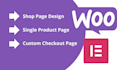 design ecommerce website, woocommerce store, or product shop