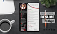 create professional cv, resume and attractive cover letter template design