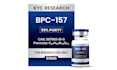 professional peptide vial label, vial label design, product label design