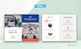 design education flyer bifold, trifold