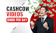 create youtube automated cash cow video