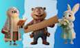 create cute characters, mascot, animal, 3d print, cartoon character in blender