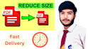 reduce and compress yor PDF file size