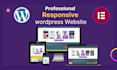 design responsive wordpress website using elementor pro