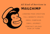 create mailchimp landing page, mailchimp automation, email campaign