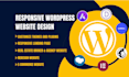 design responsive wordpress website using elementor pro