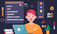 do web programing using HTML, CSS, java script, jq, bootstrap, etc