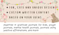 create a childrens printable journal from scratch