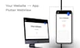 create a flutter webview app from your website
