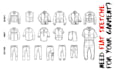 do fashion flat sketches for your garment