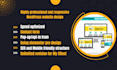 make clean and modern wordpress website with elementor