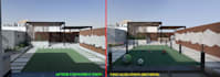 do landscape,garden,pool,backyard design and render