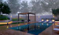 do modern backyard design in 3d