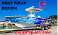 create  professional boat, jet ski, surfboard, wrap design