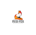 design genius outstanding smart red fox logo