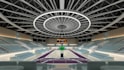 design 3d render sports, gym, courts, fitness centre, exterior