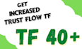 increase majestic trust flow tf 40