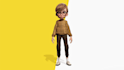 turn 2d to 3d character modeling, games, film, rig and animate, unity, ue, model