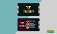do premium and unique business card design with qr code