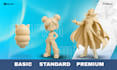 sculpt 3d model, toys, action figure, statue, and character for 3d printing