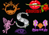 do embellished glitter diamond sparkle gold silver logo
