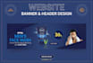 design website banners and headers