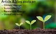 write  article on climate change and sustainability