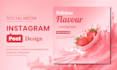 design social media post for instagram facebook
